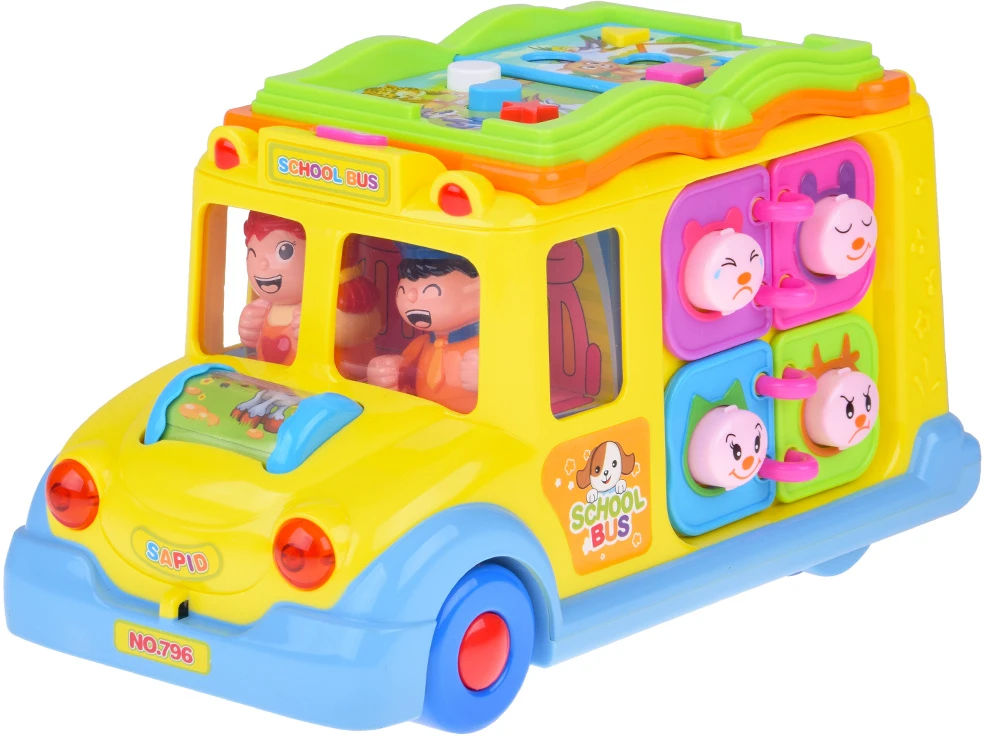 Hola SCHOOL BUS Interaktyvioji transporto priemonė ZA0019