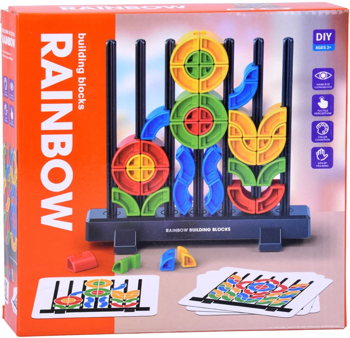 Dėlionė Jokomisiada Montessori geometric puzzle for observation skills and hand exercises ZA5808