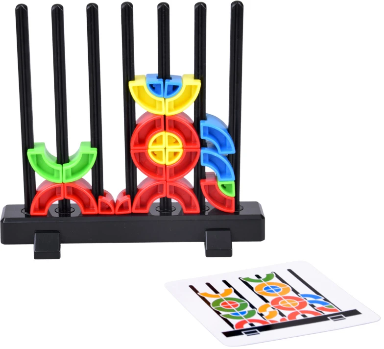 Dėlionė Jokomisiada Montessori geometric puzzle for observation skills and hand exercises ZA5808