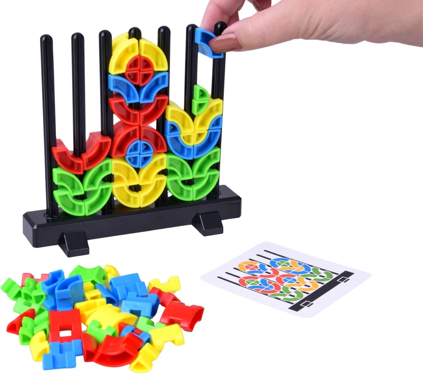 Dėlionė Jokomisiada Montessori geometric puzzle for observation skills and hand exercises ZA5808