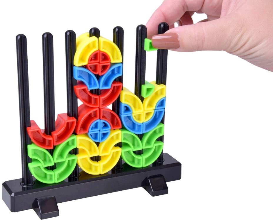 Dėlionė Jokomisiada Montessori geometric puzzle for observation skills and hand exercises ZA5808