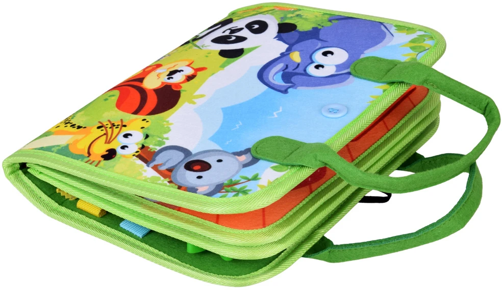 Jokomisiada Montessori clock ZA6022 educational manipulative book