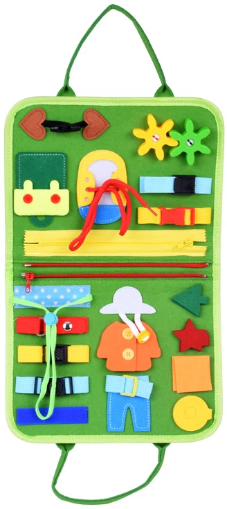 Jokomisiada Montessori clock ZA6022 educational manipulative book
