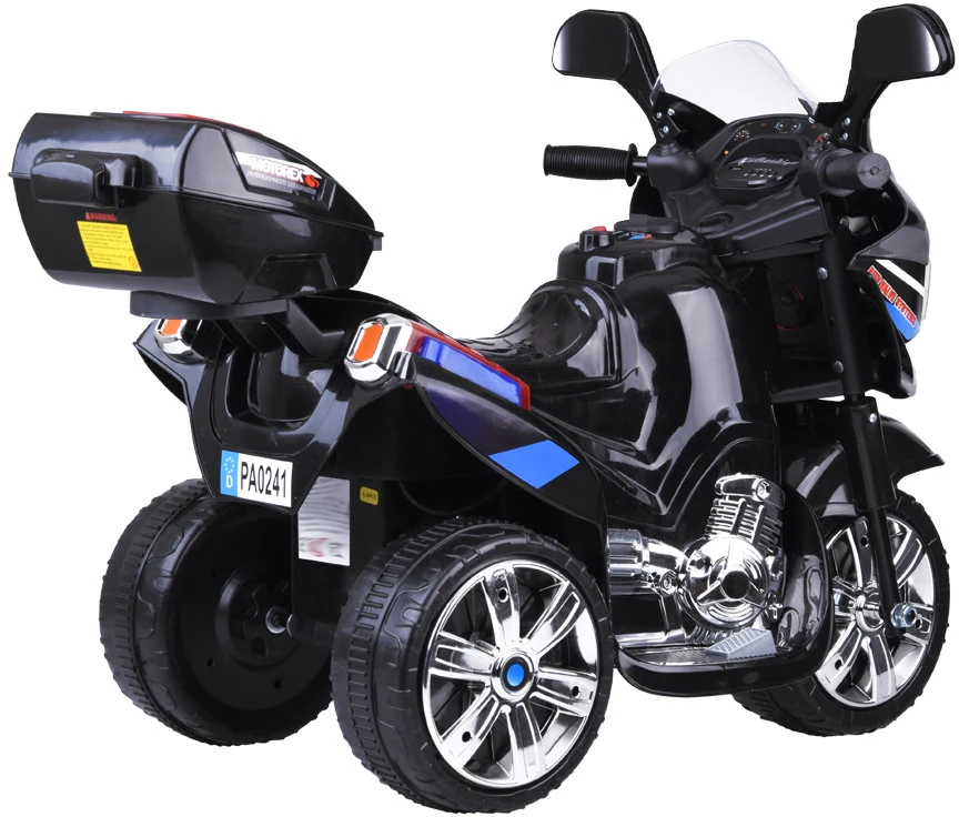 Jokomisiada Akumuliatorinis motociklas vaikams PA0241 | spalva: juoda