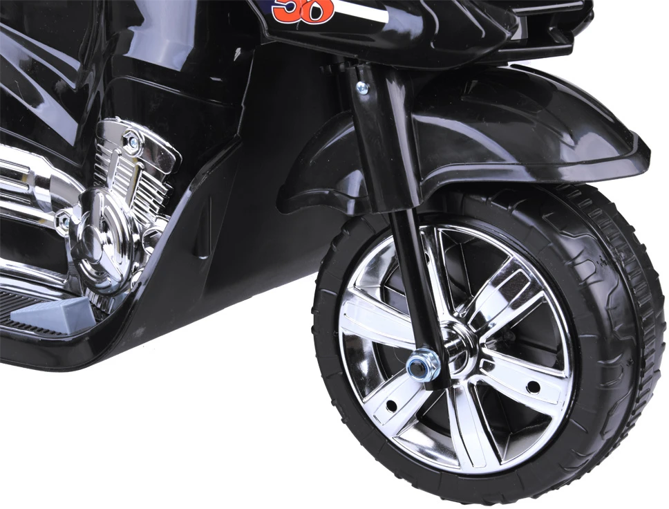 Jokomisiada Akumuliatorinis motociklas vaikams PA0241 | spalva: juoda