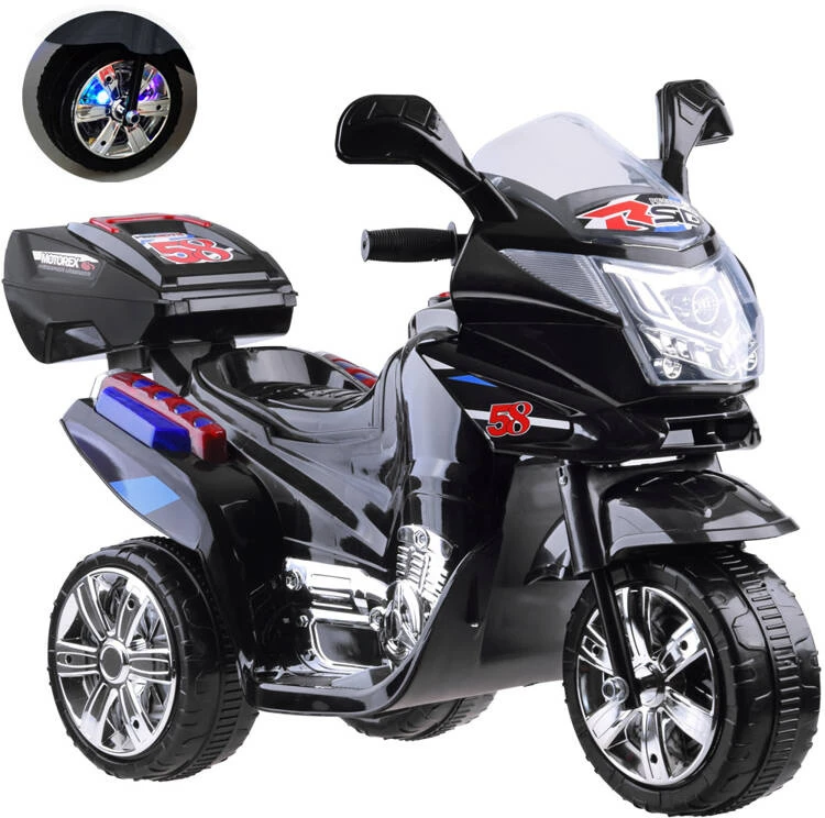 Jokomisiada Akumuliatorinis motociklas vaikams PA0241 | spalva: juoda