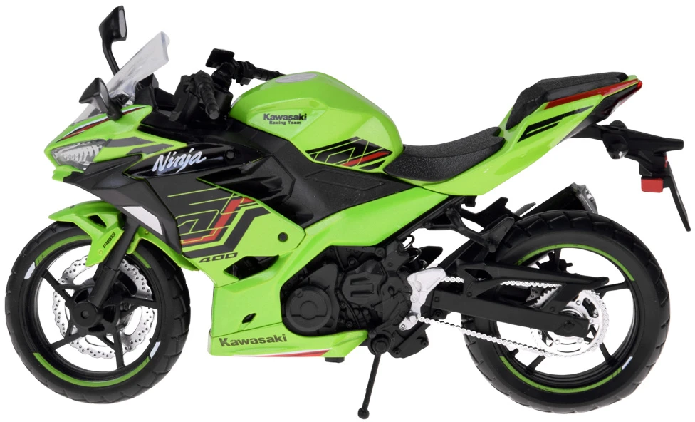 „Jokomisiada“ motociklo modelis „Kawasaki Ninja 400 2023“ – motociklas, mastelis 1:12 ZA5952