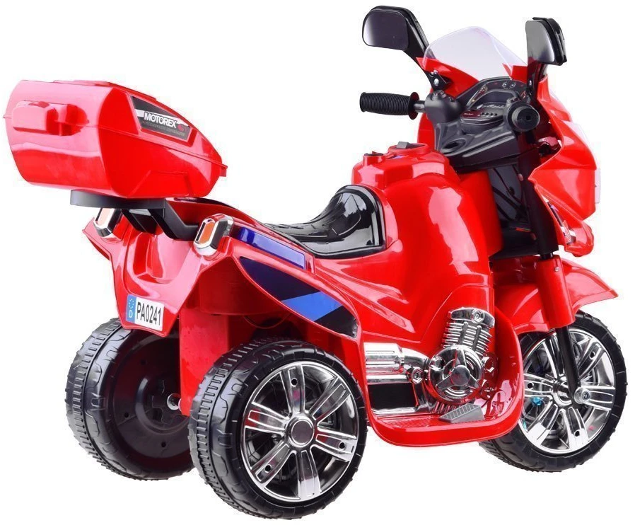 Jokomisiada Akumuliatorinis motociklas vaikams PA0241 | spalva: raudona