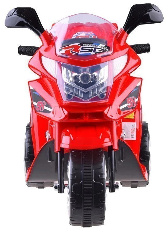 Jokomisiada Akumuliatorinis motociklas vaikams PA0241 | spalva: raudona