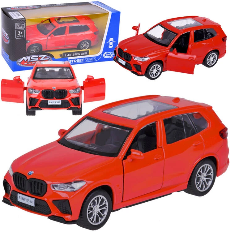 Jokomisiada MSZ kolekcionuojamas modelis, licencijuotas metalinis automobilis BMW X5M 1:43 ZA5459