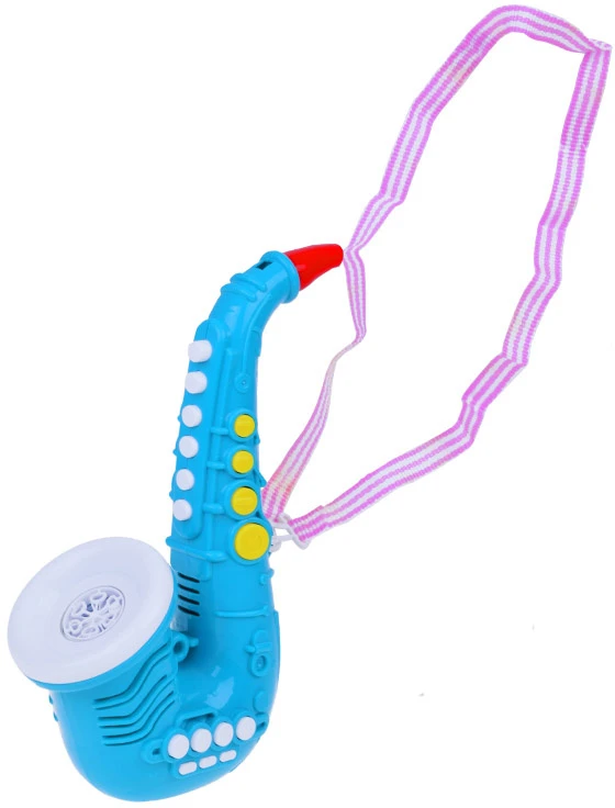 Jokomisiada Soap bubbles - SAXOPHONE bubble machine Sound + light ZA6154 NI