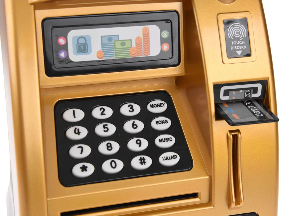 Jokomisiada Muzikinis bankų banko „Piggy Bank“ vaikams