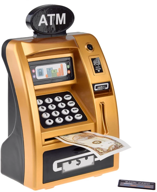 Jokomisiada Muzikinis bankų banko „Piggy Bank“ vaikams