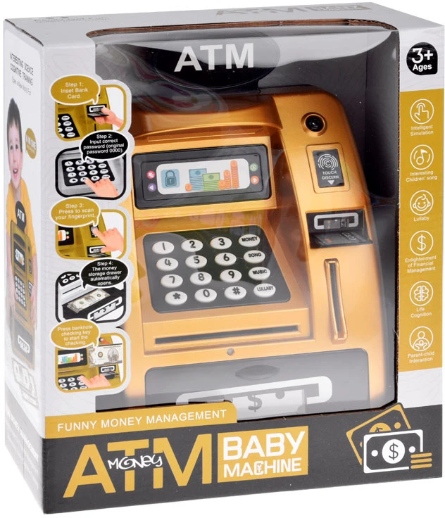 Jokomisiada Muzikinis bankų banko „Piggy Bank“ vaikams