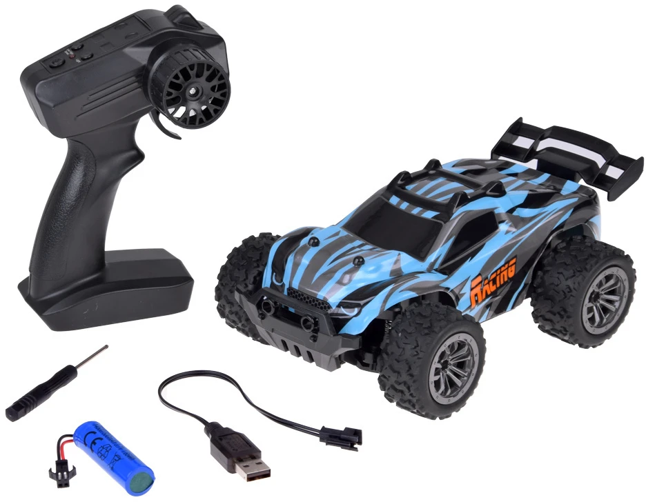 Jokomisiada Nuotoliniu būdu valdomas automobilis RAPID MONSTER su nuotolinio valdymo pulteliu + apšvietimas RC0682