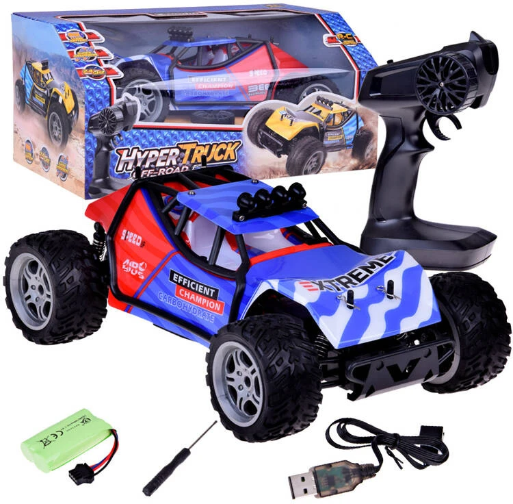 Jokomisiada r/c car r/c car Nuotoliniu būdu valdomas automobilinis rinkinys HYPER TRUCK OFF-ROAD su nuotolinio valdymo pulteliu RC0641 ZO