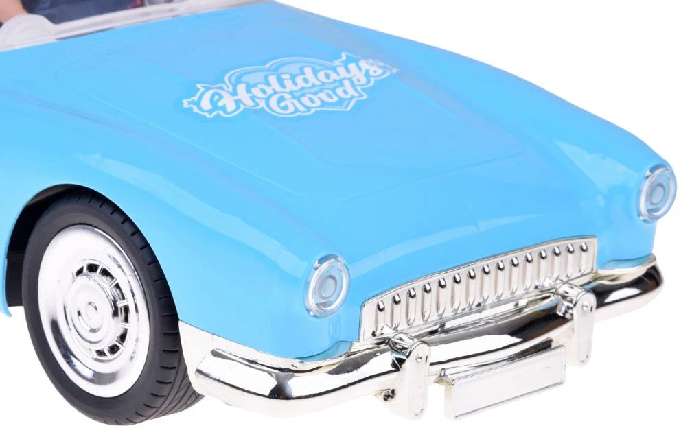 Jokomisiada Nuotolinio valdymo automobilis Retro Cadillac su lėle – stilingas vairuotojas, važiuok su klase RC0746