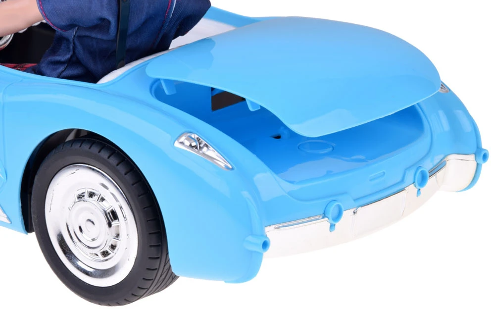 Jokomisiada Nuotolinio valdymo automobilis Retro Cadillac su lėle – stilingas vairuotojas, važiuok su klase RC0746