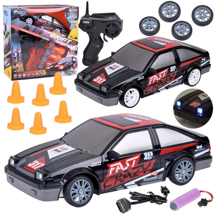 Jokomisiada Nuotoliniu būdu valdomas drifto automobilis AUTO drift nuotolinio valdymo pultas RC cones RC697 CY