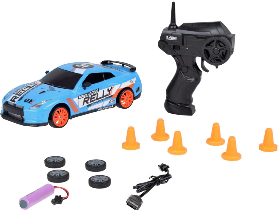Jokomisiada Nuotoliniu būdu valdomas drifto automobilis AUTO drift nuotolinio valdymo pultas RC cones RC697