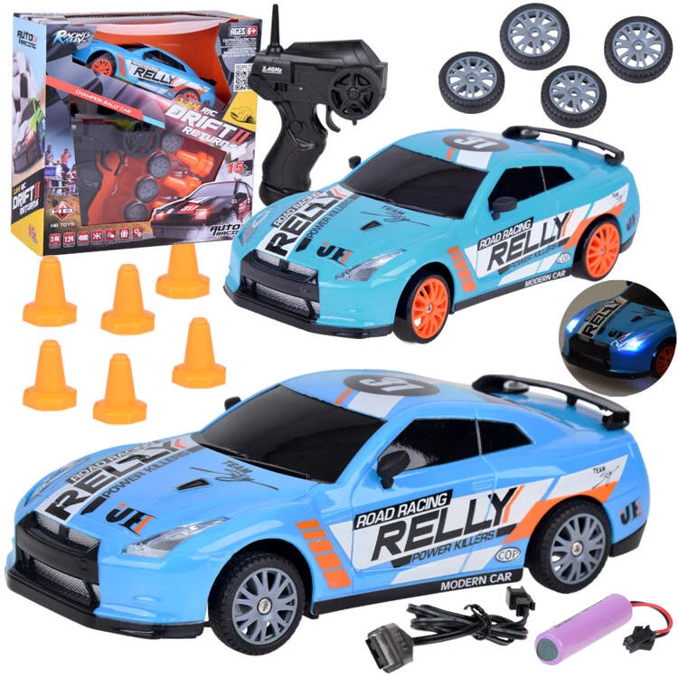 Jokomisiada Nuotoliniu būdu valdomas drifto automobilis AUTO drift nuotolinio valdymo pultas RC cones RC697