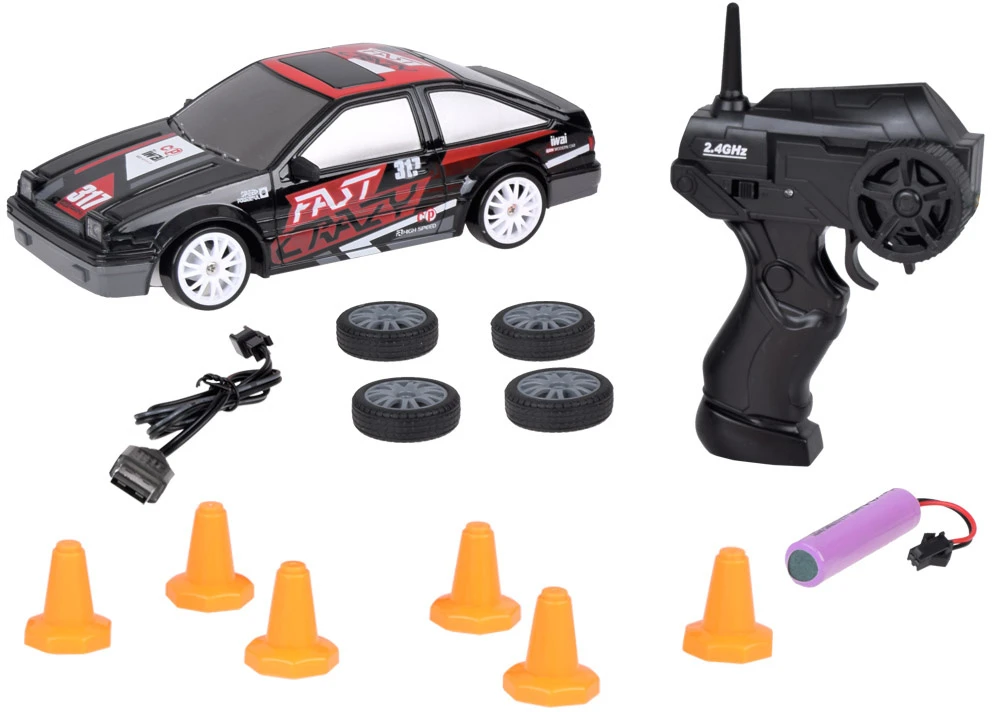 Jokomisiada Nuotoliniu būdu valdomas drifto automobilis AUTO drift nuotolinio valdymo pultas RC cones RC697 CY