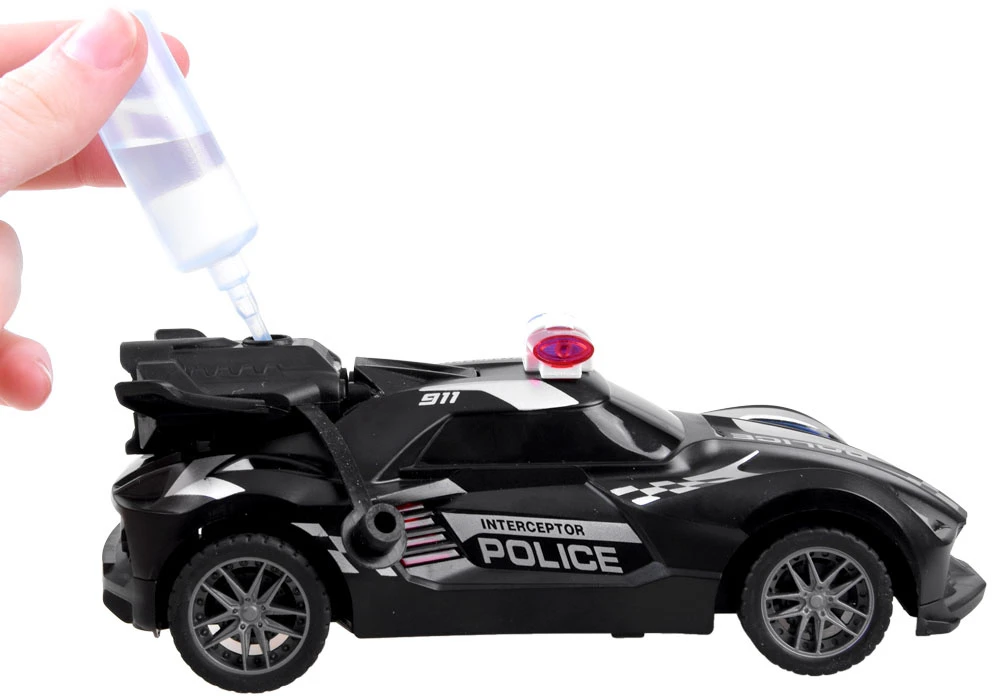 Jokomisiada Nuotolinio valdymo automobilių policijos dūmų šviesa