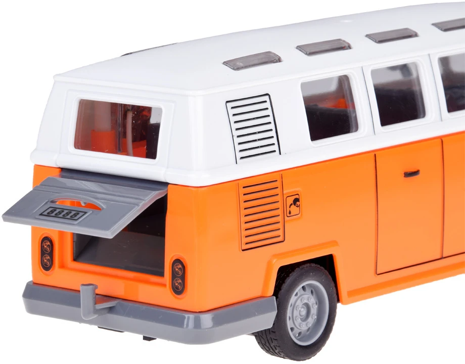 Jokomisiada Šviečiantis autobusas RETRO CITY BUS, valdomas nuotolinio valdymo pulteliu RC0677