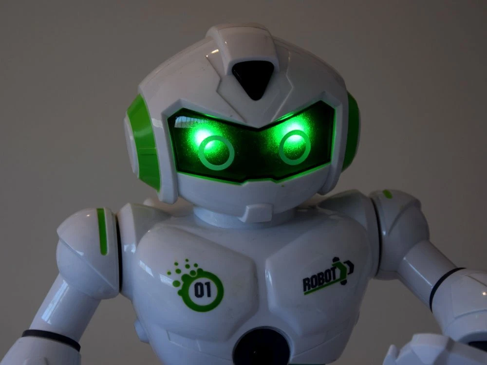 Jokomisiada Nuotoliniu būdu valdomas šokių ROBOTAS Mokantis anglų kalbą šviesa + garsas RC0447
