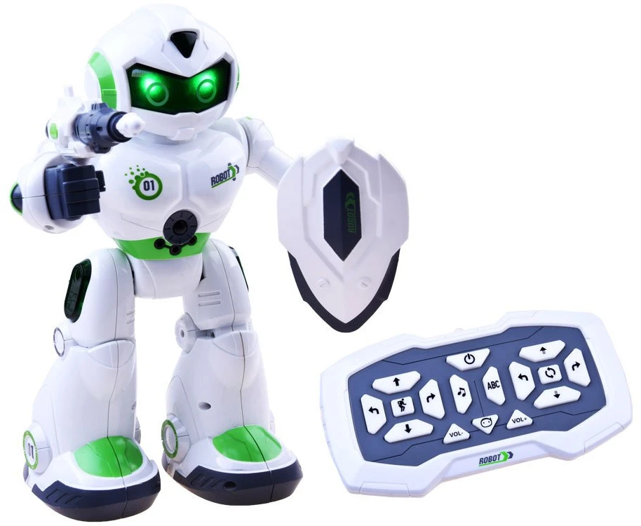 Jokomisiada Nuotoliniu būdu valdomas šokių ROBOTAS Mokantis anglų kalbą šviesa + garsas RC0447
