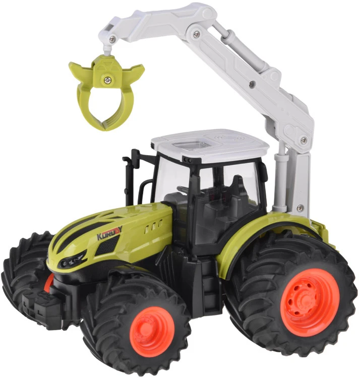 Jokomisiada Sterowany traktorius pilotui su riaumojančiu garsu ir dryžuotu bale RC0719