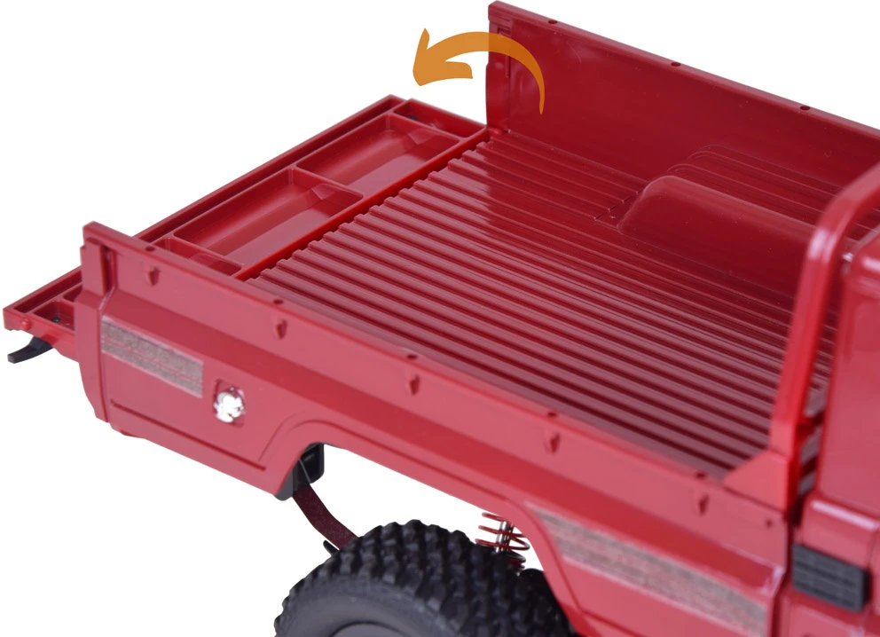 Jokomisiada Pikapas „Toyota Land Cruiser 4x4“ su nuotolinio valdymo pultu RC0672