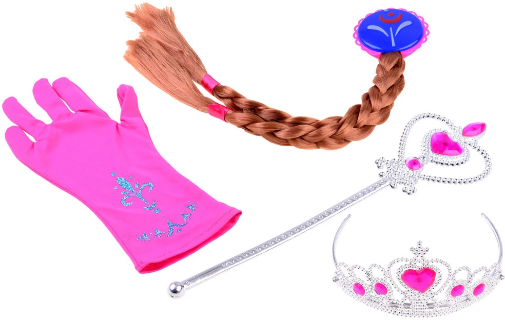 Jokomisiada Rinkinys princesės su pasakomis Crown Hair ZA3967