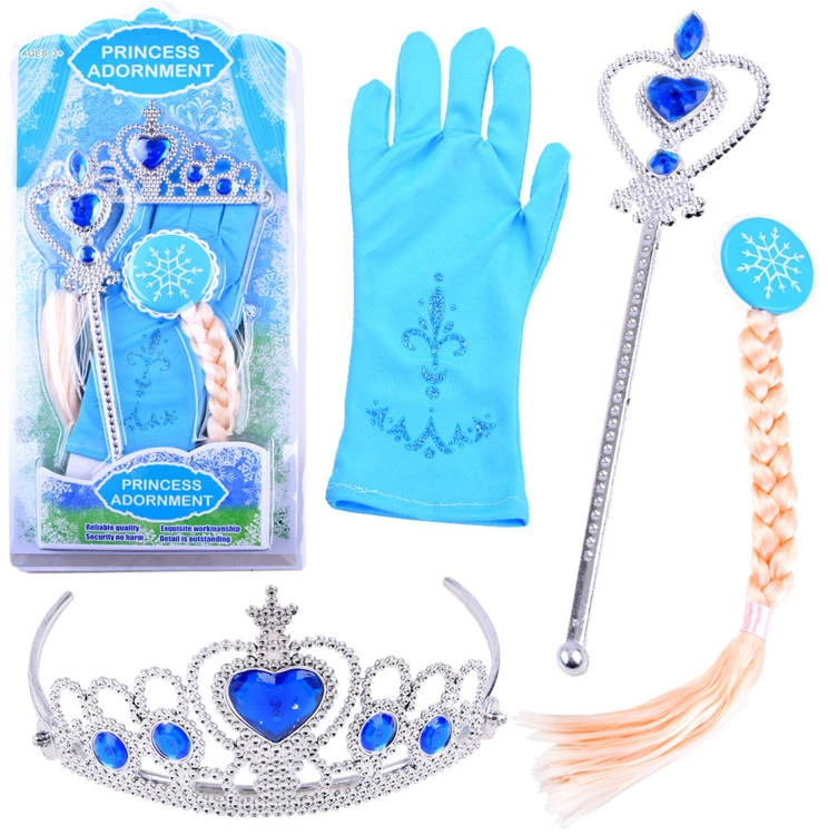 Jokomisiada Rinkinys princesės su pasakomis Crown Hair ZA3967