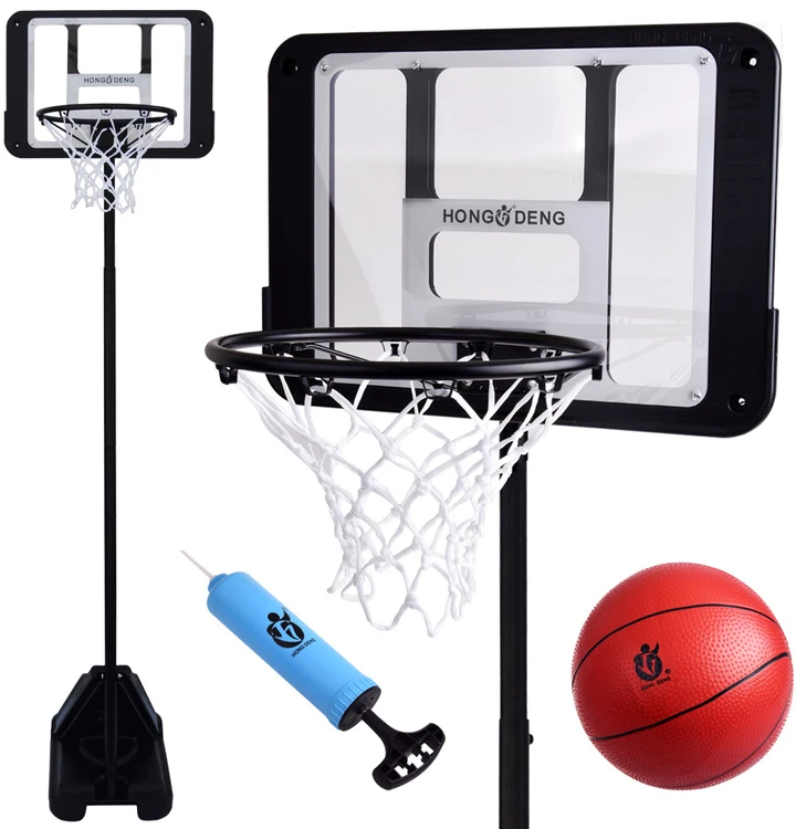 Jokomisiada Standing basketball backboard basket stand adjustable 2.7m ball SP0818