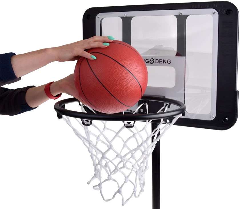Jokomisiada Standing basketball backboard basket stand adjustable 2.7m ball SP0818