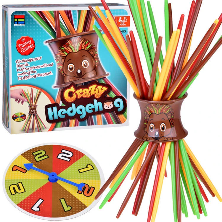 Jokomisiada PICK-UPS arkadinis ir šeimos žaidimas CRAZY HEDGEHOG - paprastos taisyklės GR0686