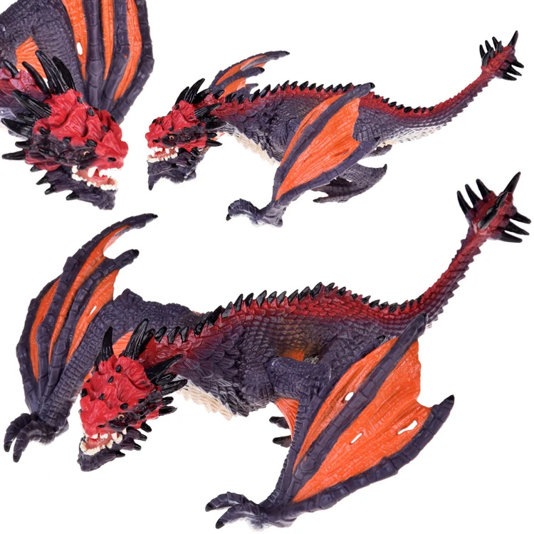 Jokomisiada Gray and oranžinis Dragon toy figure 21 cm ZA5022