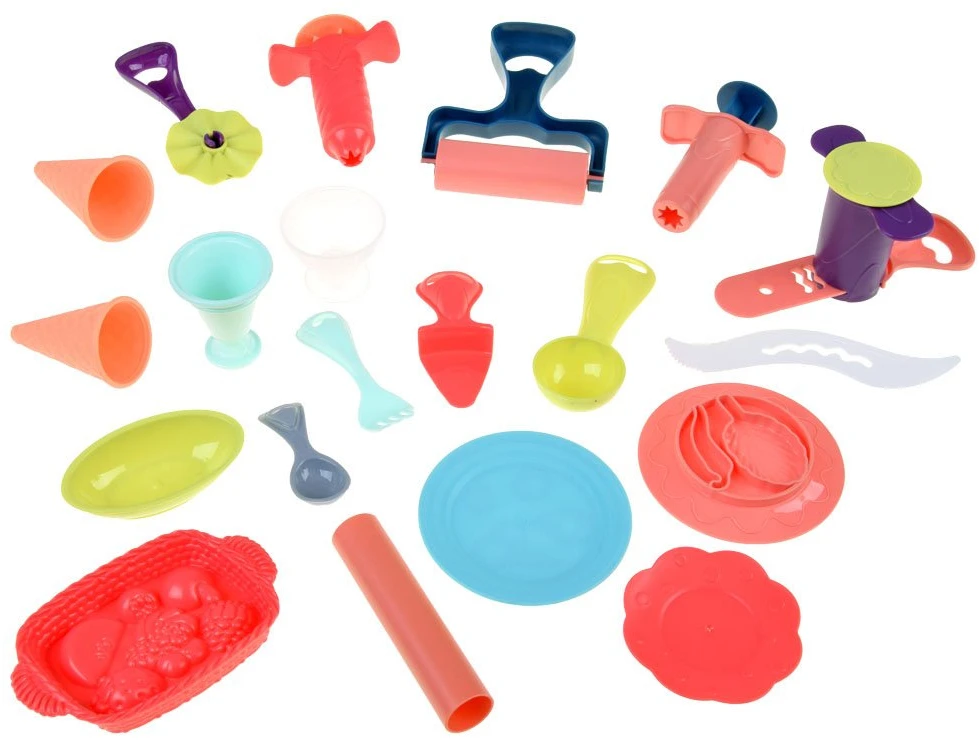 Jokomisiada Saldus mažųjų konditerių rinkinys Plastilinas + tortų formelės 5195