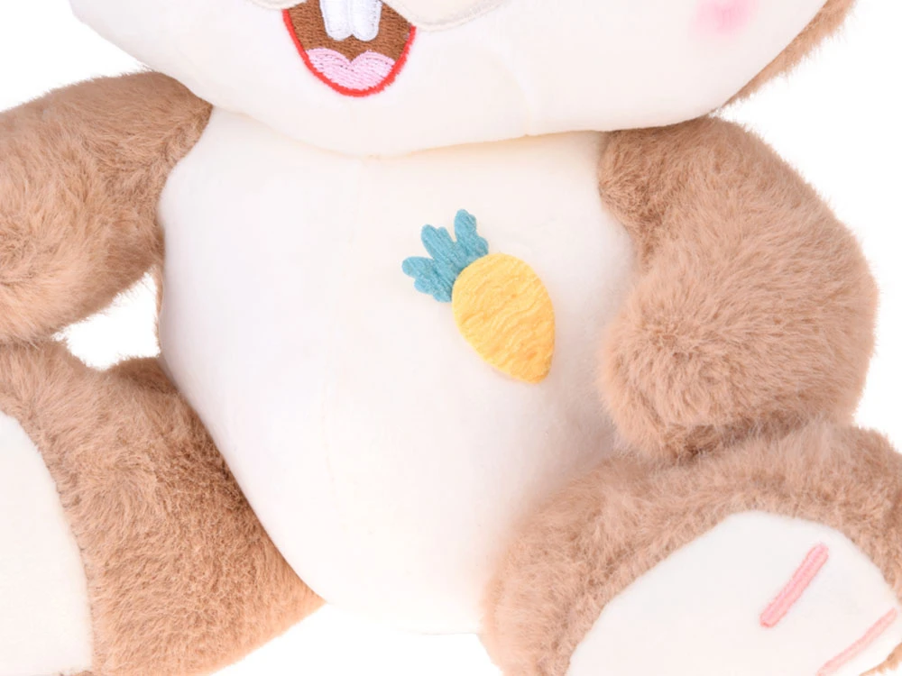 Jokomisiada Plush rabbit 40 cm. Charming ruda CARAMEL with foldable ears ZA5922