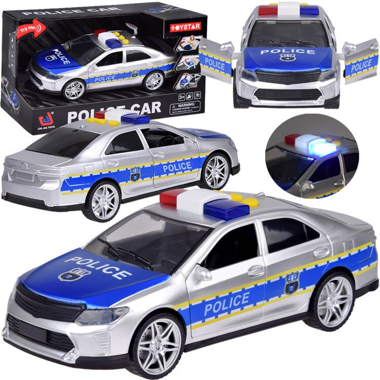 Jokomisiada Policijos automobilis policijos automobilis skleidžia šviesos garsus atidarant duris ZA5221