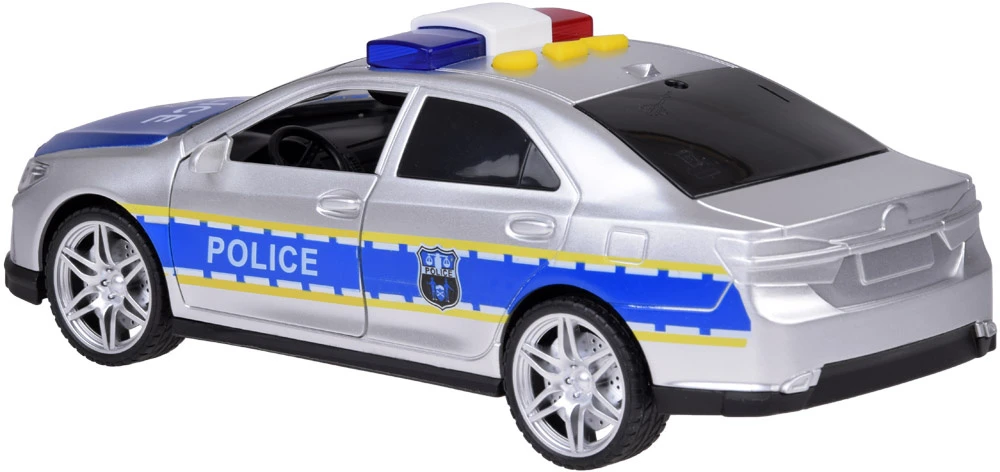 Jokomisiada Policijos automobilis policijos automobilis skleidžia šviesos garsus atidarant duris ZA5221