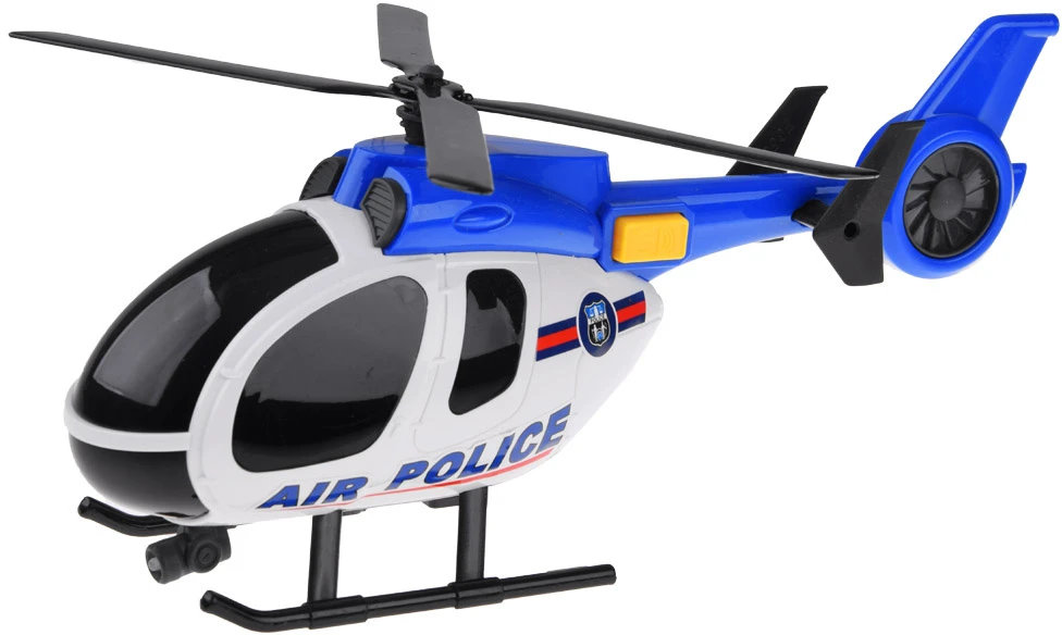 Jokomisiada Policijos transporto priemonių rinkinys Auto Helicopter Sound Light ZA4626
