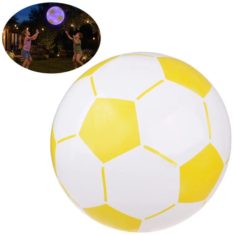 Jokomisiada Inflatable LED Ball for Kids 67 cm – Lightweight, Glowing, Perfect for Play SP0869