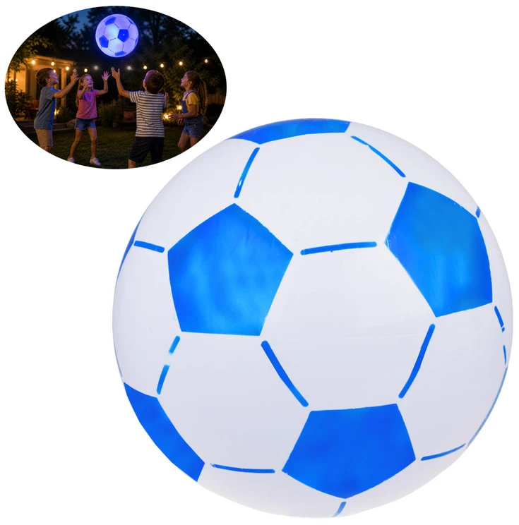 Jokomisiada Inflatable LED Ball for Kids 67 cm – Lightweight, Glowing, Perfect for Play SP0869