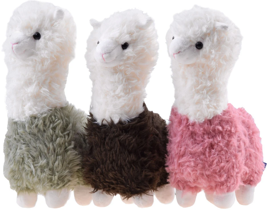 Jokomisiada Alpaca pūkuotos lamos pliušinis žaislas 28cm