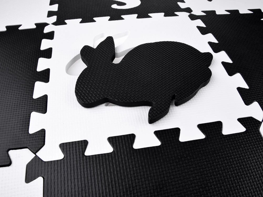 Jokomisiada Dėlionė FOAM Contrast Mat Animals Shapes
