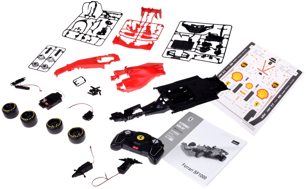 Jokomisiada Rastar Ferrari SF1000 1:16 nuotolinio valdymo modelio rinkinys