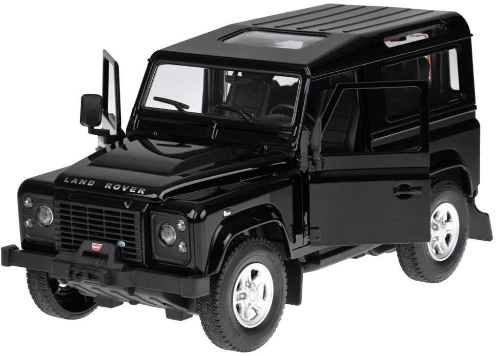 Jokomisiada Rastar nuotolinio valdymo automobilis Land Rover Defender 1:14 nuotolinio valdymo pultas su šviesomis RC0712