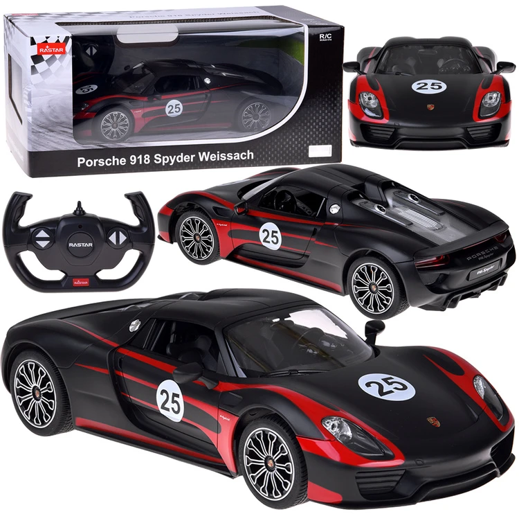 Jokomisiada Rastar nuotolinio valdymo automobilis Porsche 918 Spyder 1:14 nuotolinio valdymo pultas su šviesomis